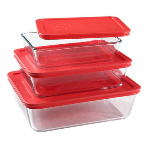 rectangular storage container with lid